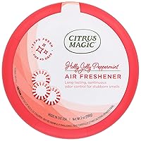 Citrus Magic Holiday Fragrance Solid Air Freshener, Peppermint Twist, 8-Ounce