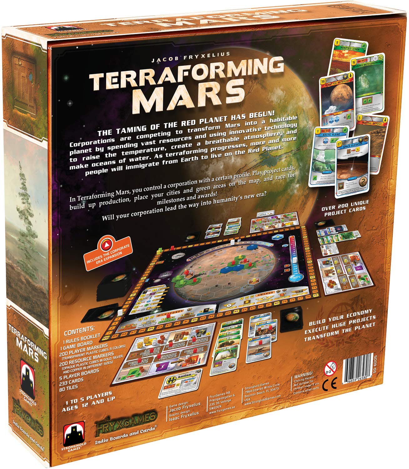 Indie Boards and Cards Terraforming Mars Board Game for 2 to 5 players, Multicolor (6005SG)