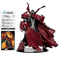 McFarlane Toys - Spawn (Comic Cover #95) 1:7 Scale Posed Figure with Digital Collectible, 30th Anniversary