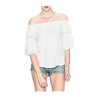 Silver Jeans Co. Women's Scheana Off-The-Shoulder Peasant Top-Legacy