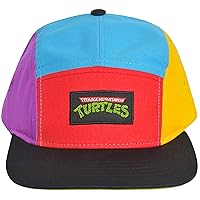 Concept One Teenage Mutant Ninja Turtles Cap, TMNT Adult Skater Snapback Baseball Hat with Flat Brim