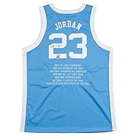 Michael Jordan Signed Nike North Carolina Tar Heels Jersey UDA Upper Deck COA - Autographed College Jerseys