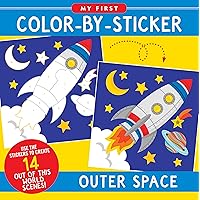 My First Color-By-Sticker Book - Outer Space (My First Color-by-sticker Books)
