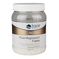 Trace Minerals | TMskincare Pure Magnesium Flakes for Bath and Foot Soaks | Promotes Feet Wellness, Soothing, and Muscle Relaxation | 44 Oz (2.75 lbs) 1247 g
