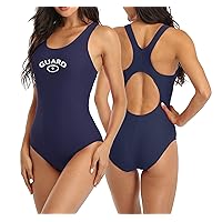Adoretex Women's Guard Fit Back One Piece Swimsuit with Soft Cups