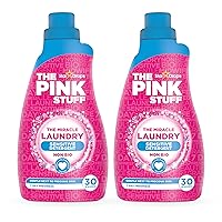 The Pink Stuff - The Miracle Laundry Sensitive Non Bio Liquid - 32oz Pack of 2