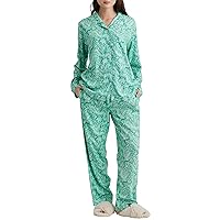 Sophia Cozy Woven Pajama Set M, Spearmint