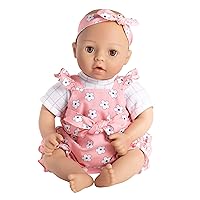 ADORA Wrapped in Love Babies, 6-Piece Set Baby Doll with Voice Recorder Feature, Includes, Removable Outfit, Headband, Romper, Pacifier and Diaper, Birthday Gift for Ages 3+ - Darling