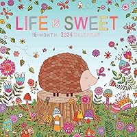 Graphique 2024 Life is Sweet Wall Calendar | 12” x 12” | Thick Paper | Home & Office Organizer | Large Monthly Grid | 3 Languages & Marked Holidays | 4 Month Preview Page for 2025…