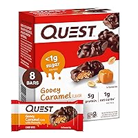 Quest Nutrition Gooey Caramel Candy Bites, 0.74 Oz - 8 Count (Pack of 3)