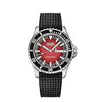 Mido M026.830.17.421.00 Diving Watch Automatic Ocean Star Tribute Black/Red, Strap.