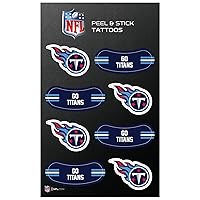 Rico Industries NFL Football Peel & Stick Temporary Tattoos - Eye Black - Game Day Approved