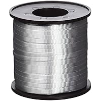 Unique 500 Yards Elegant Silver Curling Ribbon - 1 Roll Of Premium Plastic, Durable - Perfect For Every Occasion