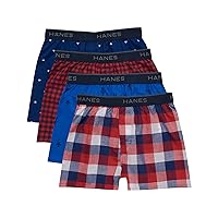 Hanes Boys' Boxer Briefs W/Comfortsoft Waistband, Assorted 4-Pack