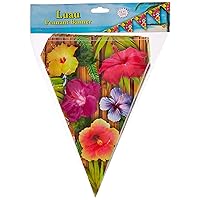 Luau Pennant Banner Party Accessory (1 count) (1/Pkg)