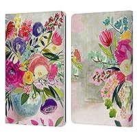 Head Case Designs Officially Licensed Suzanne Allard Noticing Me Floral Graphics Leather Book Wallet Case Cover Compatible with Kindle Paperwhite 1/2 / 3