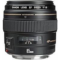 Canon EF 85mm f/1.8 USM Medium Telephoto Lens for Canon SLR Cameras - Fixed (Renewed)