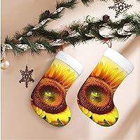 Christmas Stockings Decorations Sunflower Lovely Christmas Stockings Bags Christmas Fireplace Decor Socks for Stairs Fireplace Hanging Xmas Home Decor