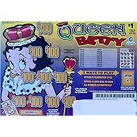 Queen Betty $1000 Elimination Style Bingo Pull Tab Seal Card Game