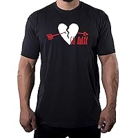 I Hate Valentine's Day Shirts, Men Crew Neck T-Shirts Stupid Cupid Graphic Tee - Go Away