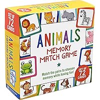 Animals Memory Match Game (Set of 72 cards) Animals Memory Match Game (Set of 72 cards) Hardcover