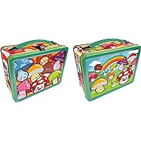 AQUARIUS Mushroom Fun Tin storage box, 8.6 x 6.8 x 3.9