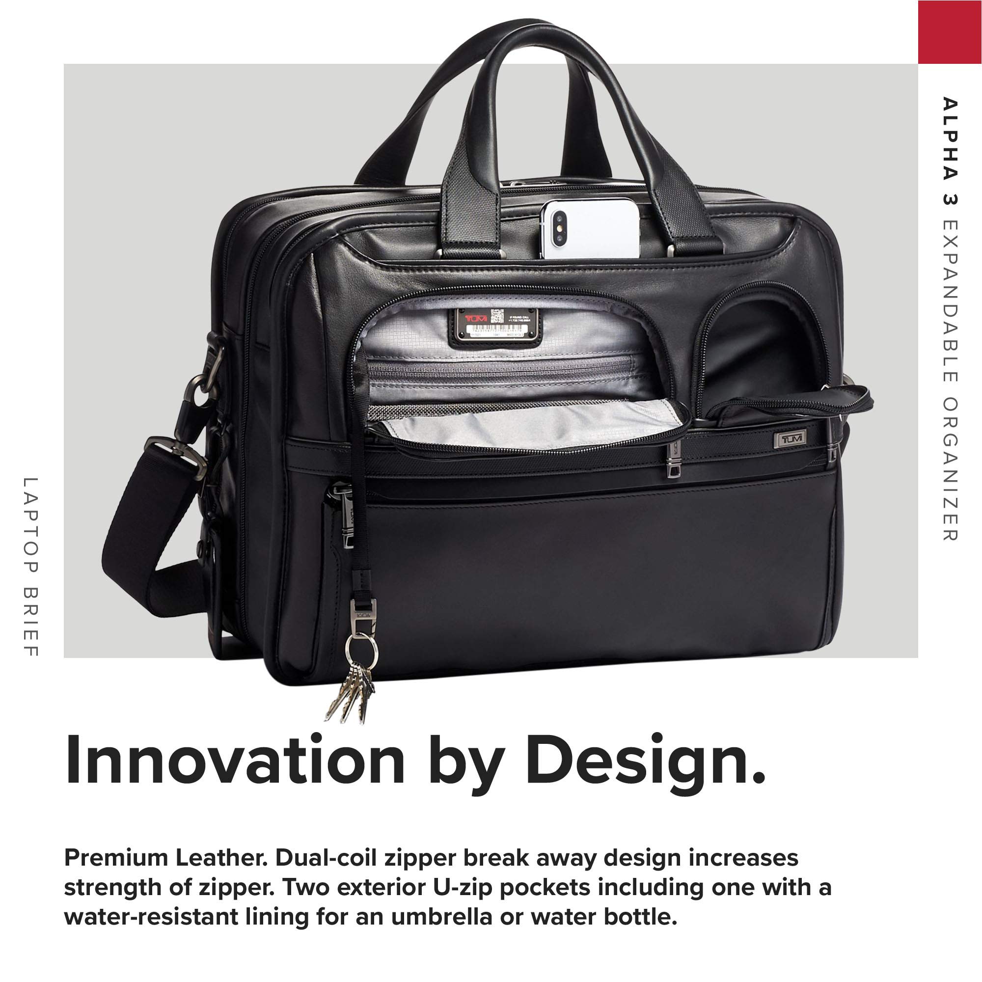 Tumi Expandable Laptop Soft Sided Briefcase - seensociety.com
