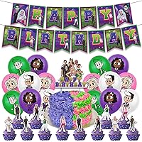 Zombies Birthday Party Supplies, Zombies Party Decorations Included Birthday banner, Cake Topper, Cupcake Topper, Balloon