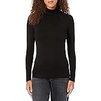 Tribal Women's Turtleneck with Wide Ribbed Cuff