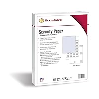 DocuGard Standard Medical Security Paper for Printing Prescriptions and Preventing Fraud, CMS Approved, 6 Security Features, Laser and Inkjet Safe, Blue, 8.5 x 11, 24 lb., 500 Sheets (04541)