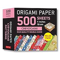Origami Paper 500 sheets Chiyogami Patterns 4