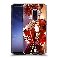 Head Case Designs Routemaster Double-Decker Red Bus London Transport Best of Places Set 2 Soft Gel Case Compatible with Samsung Galaxy S9+ / S9 Plus
