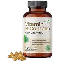 Futurebiotics Vitamin B Complex with Vitamin C Supports Energy Production, Nervous System & Immune Support - Non-GMO, 120 Vegetarian Capsules