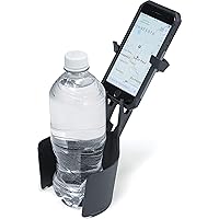 Kuryakyn 6474 Free-Flex Cup and Cell Phone Device Holder: Mounts in Cars, Trucks, Vans, UTVs with Flexible Arms Securing Various Phones/Cases, Black