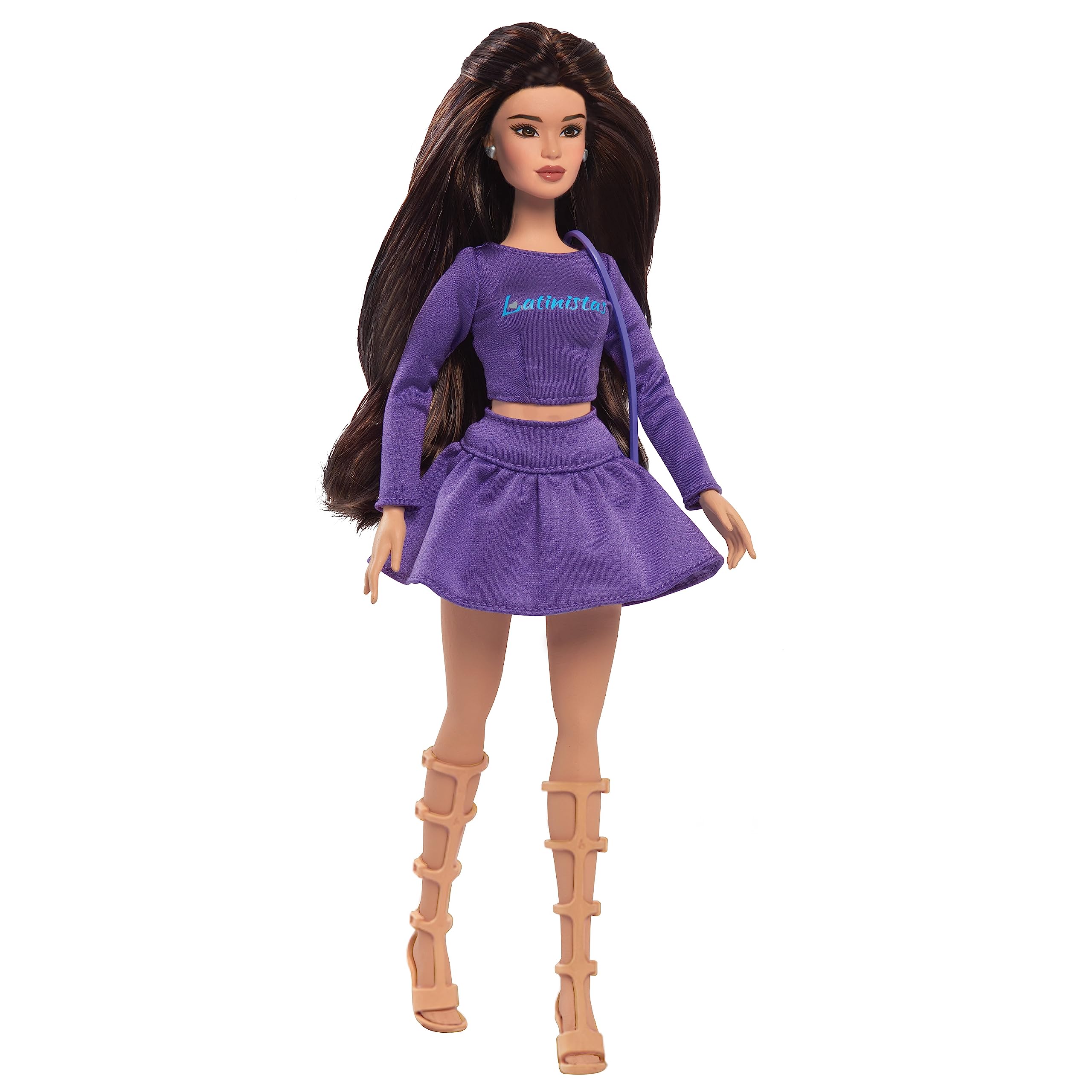 Purpose Toys The First All-Latina Line of Fashion Dolls, Latinistas 11.5-inch Dani Latina Fashion Doll and Accessories, Kids Toys for Ages 3 Up, Designed and Developed Latin
