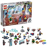 LEGO Marvel The Avengers Advent Calendar 76196 Building Kit, an Awesome Gift for Fans of Super Hero Building Toys; New 2021 (298 Pieces)