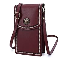 Pearl Angeli Small Crossbody Phone Bag RFID Women Wallet Cellphone Credit Card Purse with Adjustable Shoulder Strap