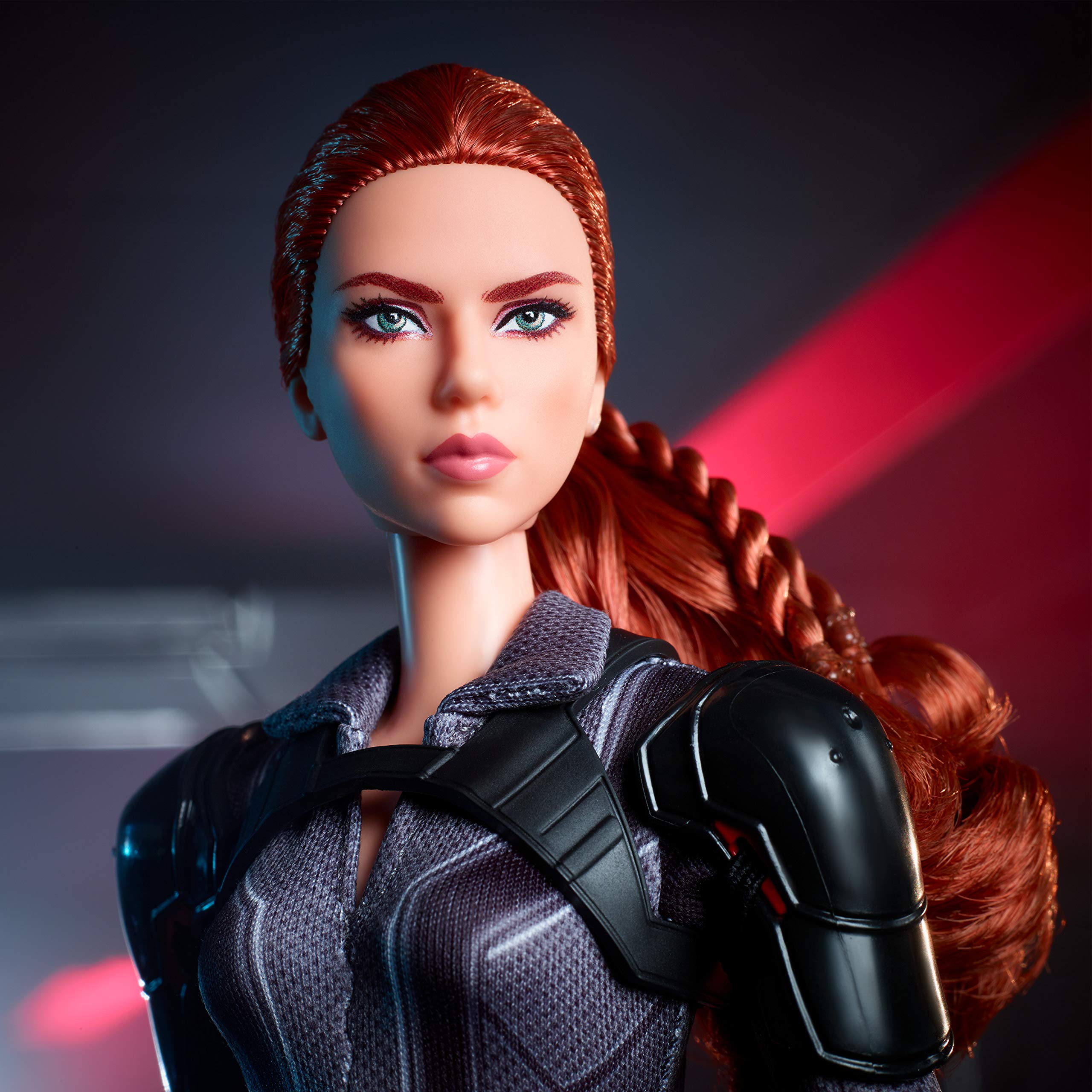 Barbie Marvel Studios’ Black Widow Doll, 11.5-in, Poseable with Red Hair, Wearing Armored Bodysuit and Boots, Gift for Collectors [Amazon Exclusive]