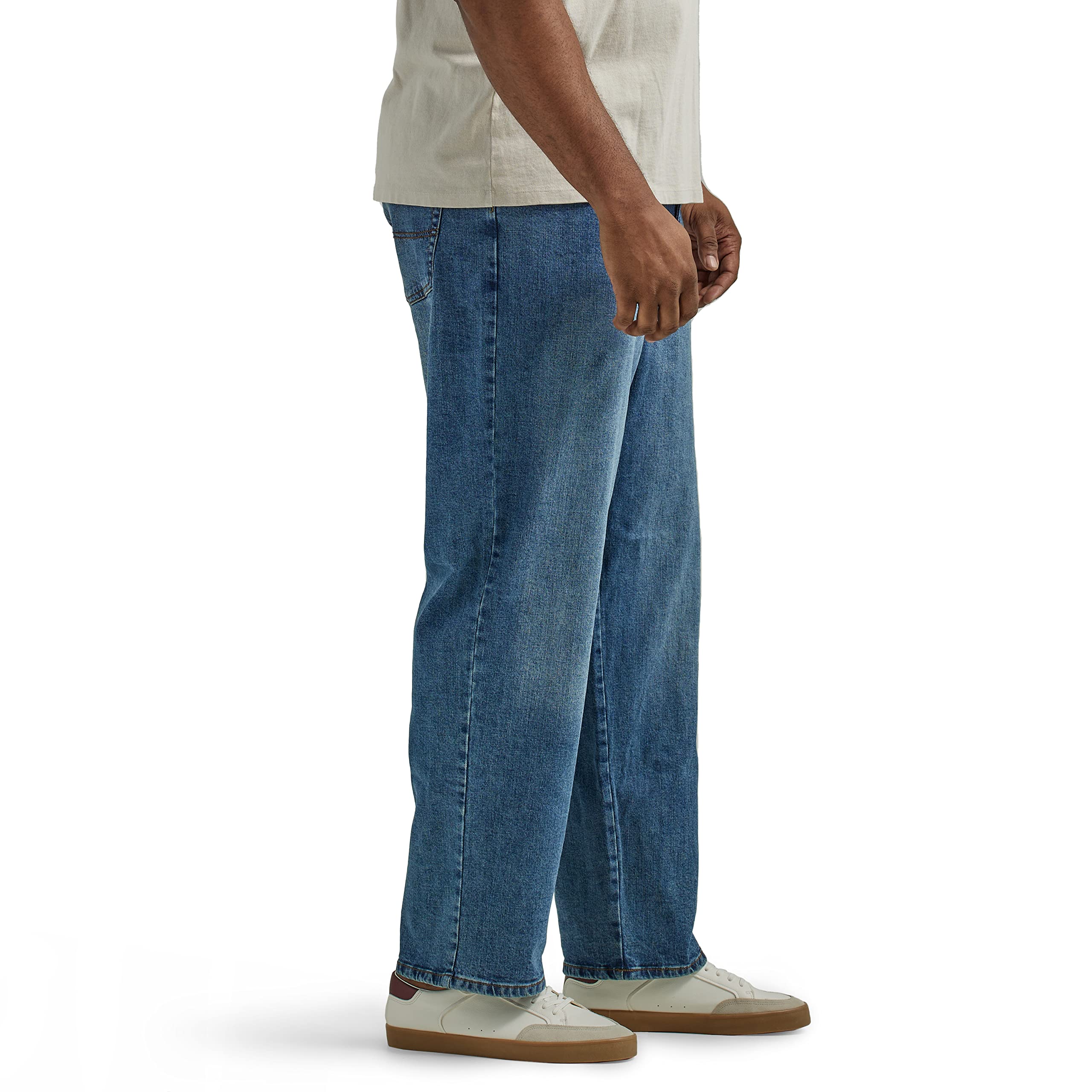 Lee Men's Big & Tall Custom Fit Loose Straight Leg Jean