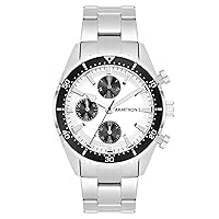 Armitron Men's Analog Chronograph Stainless Steel Bracelet Watch
