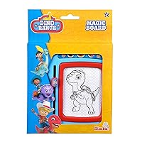 Simba 109312605 Dino Ranch Magnet Painting Board, 16 x 13 cm, from 3 Years, Multi-Coloured