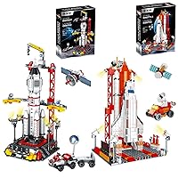 XIU Space Exploration Shuttle Building Sets Toys for Boys Ages 6-12,Space Shuttle Toys Building Kit with Astronaut and Spacecraft andmoon Buggy,Space Educational Toy for Kids 6 8 10 12