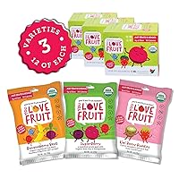 YOU LOVE FRUIT-BERRY FLAVORS All Natural Fruit Snacks, Healthy Snack Pack, Real Fruit! Gluten Free, Non GMO, Vegan, Fiber packed, Low Fat, Kosher, Variety Pack, Great For Adding To Gift Box (36 pcs)