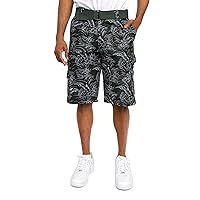 G-Style USA Men's Relaxed Fit Belted Cargo Shorts