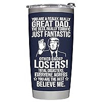 Gifts for Dad from Daughter, Son, Kids on Fathers Day - Dad Gifts - Dad Birthday Gift - Birthday Gifts for Dad - Funny Present for Dad, Best Dad, New Dad, Husband, Grandpa - Dad Tumbler 20oz