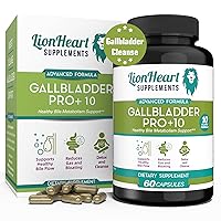 Gallbladder Support Supplements - Gallstones Dissolver - Bile Salts Builder - Ideal for Gallbladder Removal Diet - Gallbladder Cleanse and Detox - Supports No Gallbladder Digestion - 60 Veg Caps