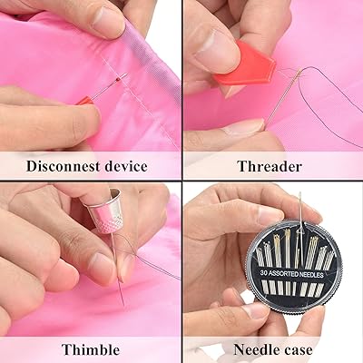 Sewing KIT, DIY Sewing Supplies with Sewing Accessories, Portable Mini  Sewing Kit for Beginner, Traveller and Emergency Clothing Fixes, with  Premium Black Carrying Case (Black)