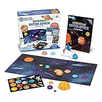 Learning Resources Skill Builders! Outer Space Activity Set,17 Pieces, Ages 4+, Preschool Science, Preschool Activity Book,STEM Toys,Science Toys for Toddlers, Stocking Stuffers