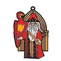 Lego Harry Potter Decorative, Silicone Refrigerator Magnet - Albus Dumbledore (53282) Non-Toxic, odorless 4 inch Tall Magnet for Student Locker or Kitchen Decor