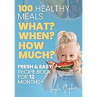100 Healthy Meals, Fresh & Easy Recipe Book for 12 Months+ : What, When and How Much to Feed Your Toddler (What, When And How Much? 2) 100 Healthy Meals, Fresh & Easy Recipe Book for 12 Months+ : What, When and How Much to Feed Your Toddler (What, When And How Much? 2) Kindle Paperback